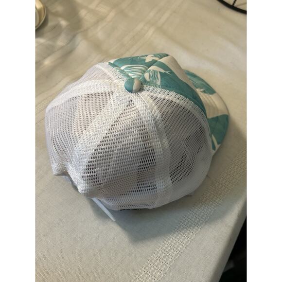 Huk Hat Cap Strap Back Blue White Fishing Visor Fisherman Fishing Mens - Picture 3 of 6